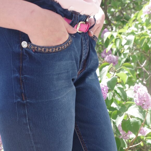 Plus Women's Seven Est.1964 Dark Washed Jeans - Picture 8 of 11